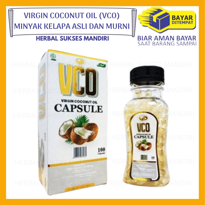 Vco Syifa Beorganik Extra Virgin Coconut Oil Kapsul Minyak Kelapa