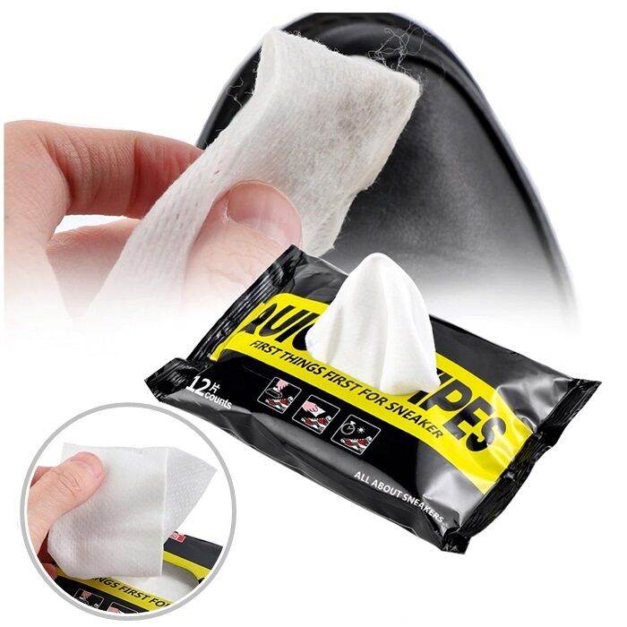 Quick Wipes Leather Shoe Polish White Shoes Cleaning Wet Wipes No Wash