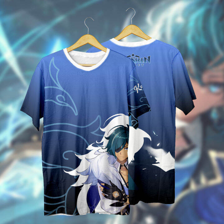 Baju Kaos GENSHIN IMPACT KAEYA Full Print Lazada Indonesia