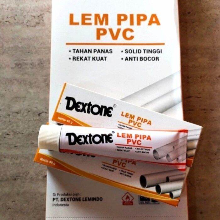 Lem Pipa Dextone Lem Pipa Pvc Lem Pralon Dextone 40gr Lazada