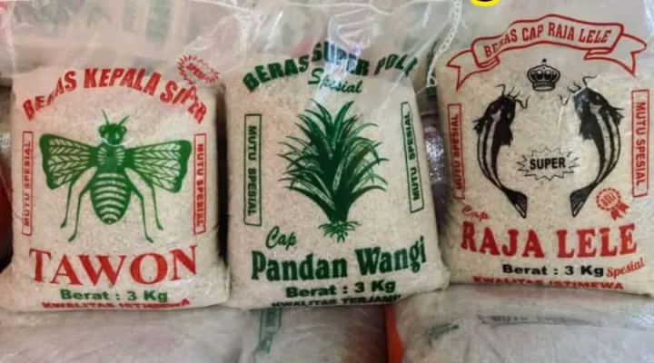 Beras Pulen Super Kemasan Kg Original Raja Lele Tawon Pandan Wangi