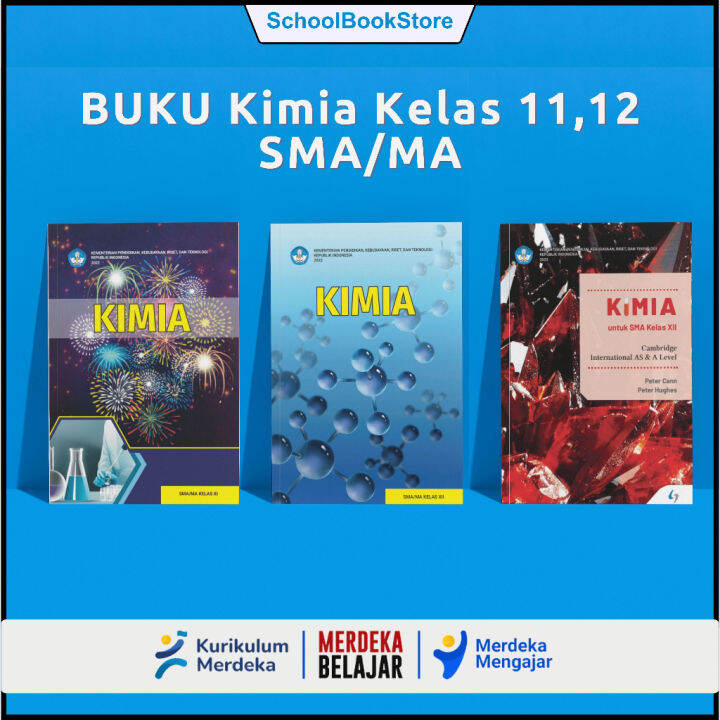 Buku Paket Pelajaran KIMIA SMA MA Kelas Kls 1 2 11 12 XI XII MIPA Fase