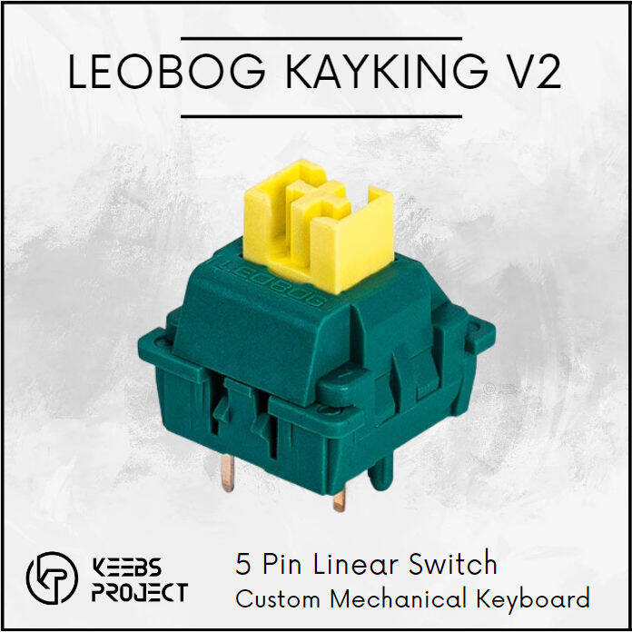 Ready Stock Leobog Kayking V New Linear Pin Gaming Mechanical