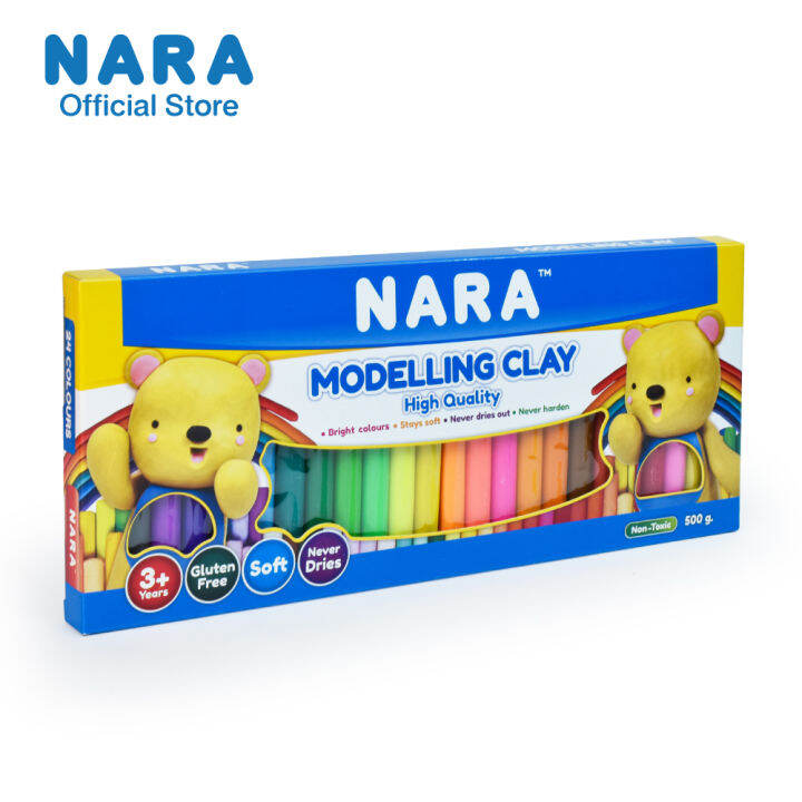 NARA Modelling Clay ดนนำมนไรสารพษ 24 ส เลอกขนาด Lazada co th