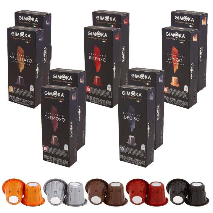 Hộp 10 Viên Cafe Nén Gimoka Capsule Hàng Italia Dùng cho máy Staresso