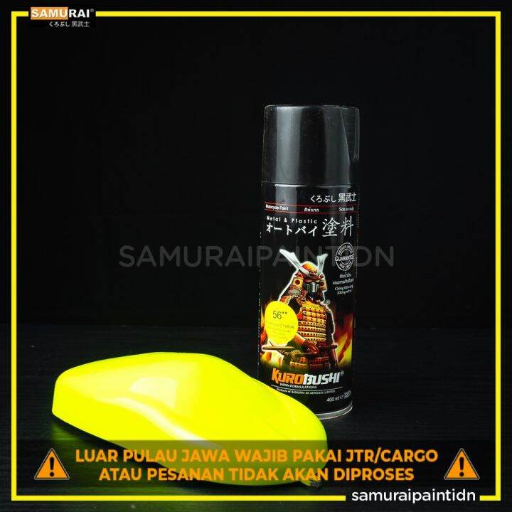 Pilox Cat Samurai Paint 56 Kuning Stabilo Fluorescent Yellow 400Ml