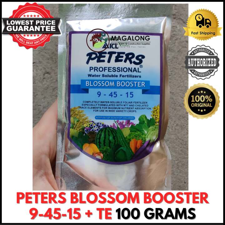 PETERS PROFESSIONAL WATER SOLUBLE FERTILIZER BLOSSOM BOOSTER 9 45 15