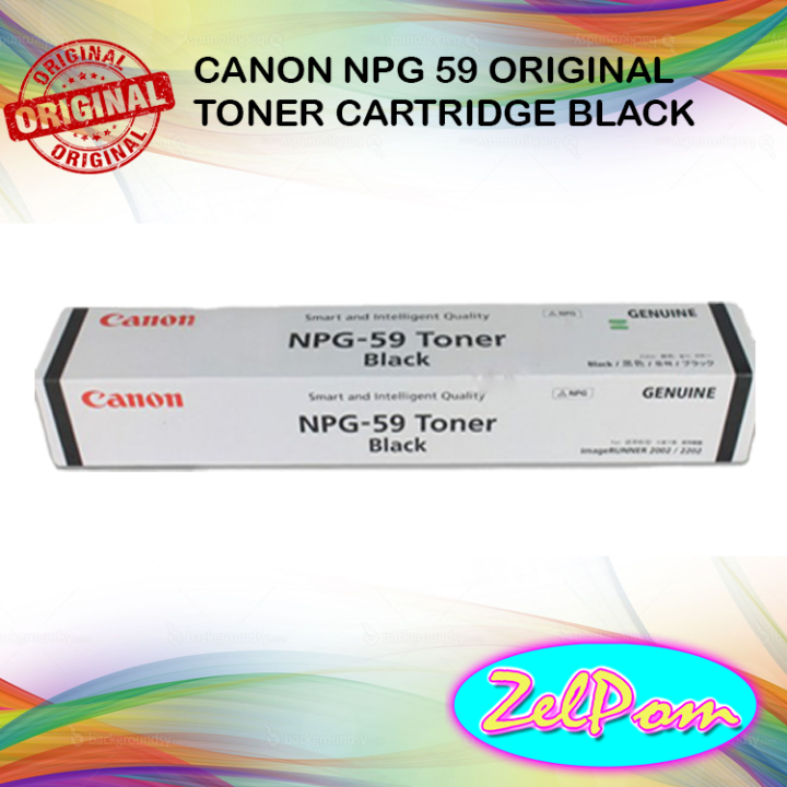 Canon NPG 59 Black Original Toner Cartridge Lazada PH