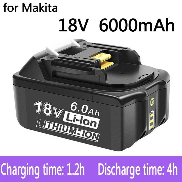 100 Original Makita 18V 6 0Ah Rechargeable Power Tool Battery 18V