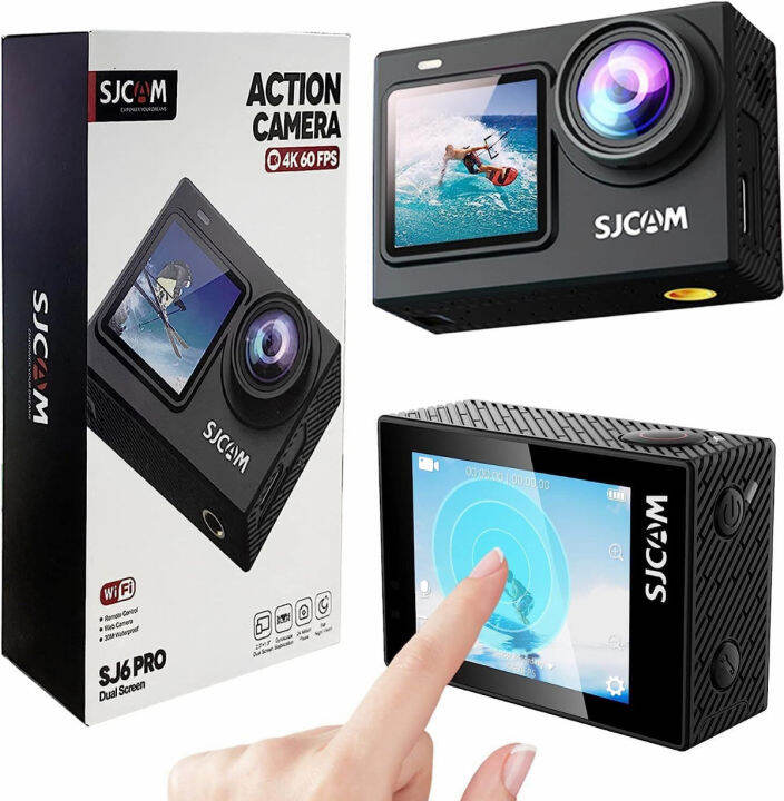 SJCAM SJ6Pro 4K60fps Action Camera Dual Screen 24MP HD Image 6 Aixs