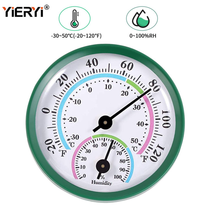 Yieryi Termometer Higrometer Kelembaban Suhu Meter Termometer Portabel