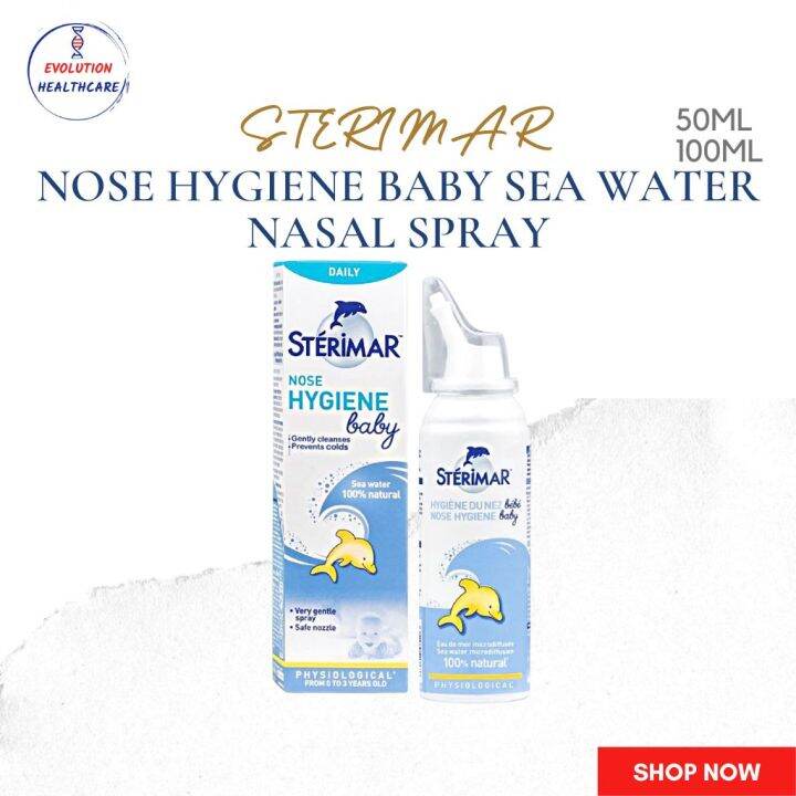 Sterimar Nose Hygiene Baby Sea Water Nasal Spray Ml Ml Lazada