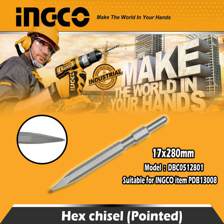 Ingco Hex Chisel Pointed X Mm Dbc Lazada Ph