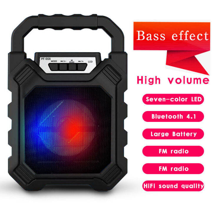 Free Sports Watch Super Bass Portable Wireless Bluetooth Speaker