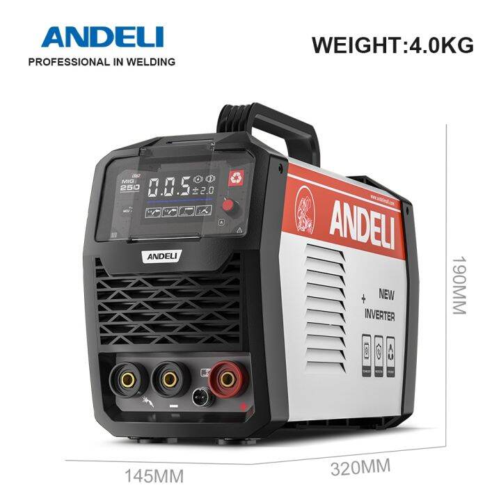 Andeli Led Screen V Mig Me Lift Tig Mma Mig In Welding