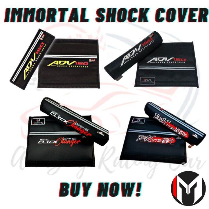 Immortal Motobag Shock Cover With Reflector And With Tool Pouch With