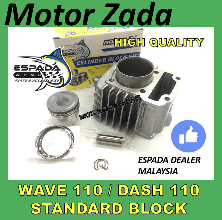 WAVE 110 BLOCK ASSY STD ESPADA WAVE110 CYLINDER BLOCK KIT DASH 110