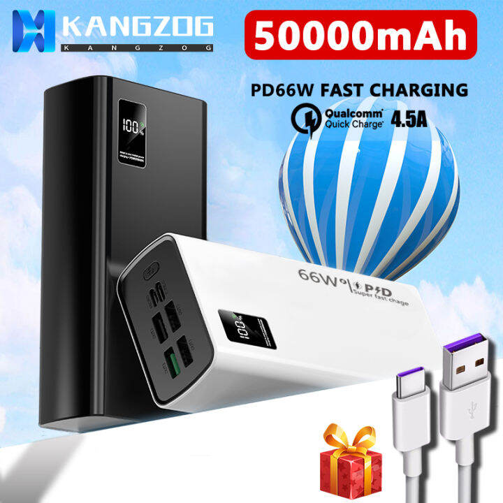 Kangzog Powerbank Mah Original Fast Charging Pd W Power Bank Fast