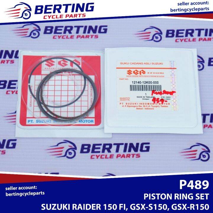 New Sgp Piston Ring Set Suzuki Gsx R Gsx S Raider R Fi