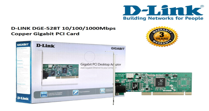 D Link Dge T Mbps Gigabit Pci Desktop Card Adapter