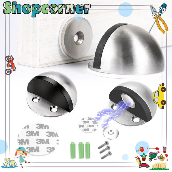 Penahan Pintu Magnet Anti Collisionmagnetic Door Stopper Stainless