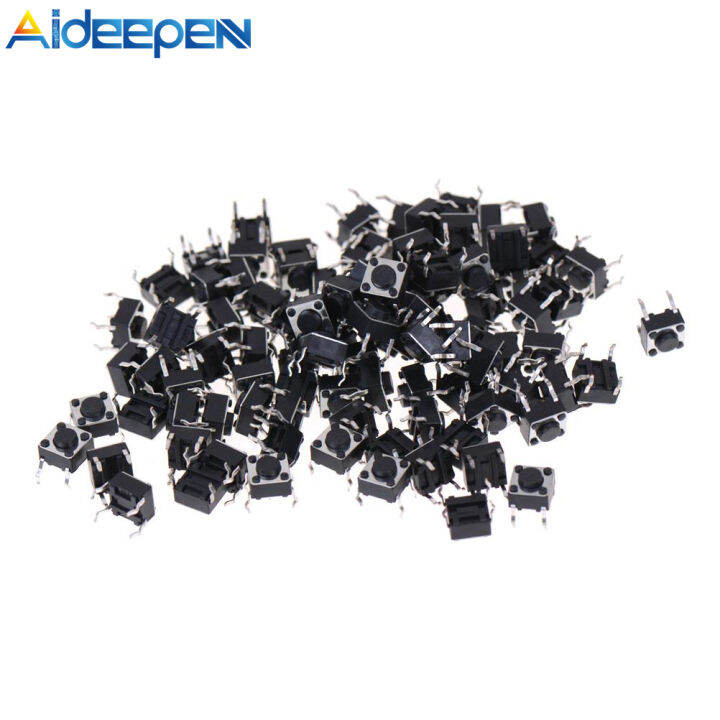 Aideepen Pcs X X Mm Panel Pcb Momentary Tactile Tact Push Button