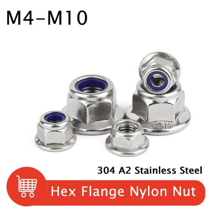 Pcs Din M M M M M A Stainless Steel Hex Flange