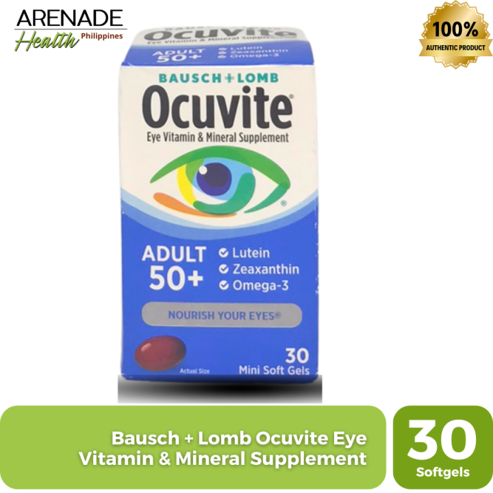 Bausch Lomb Ocuvite Eye Vitamin Mineral Supplement For Adult 30