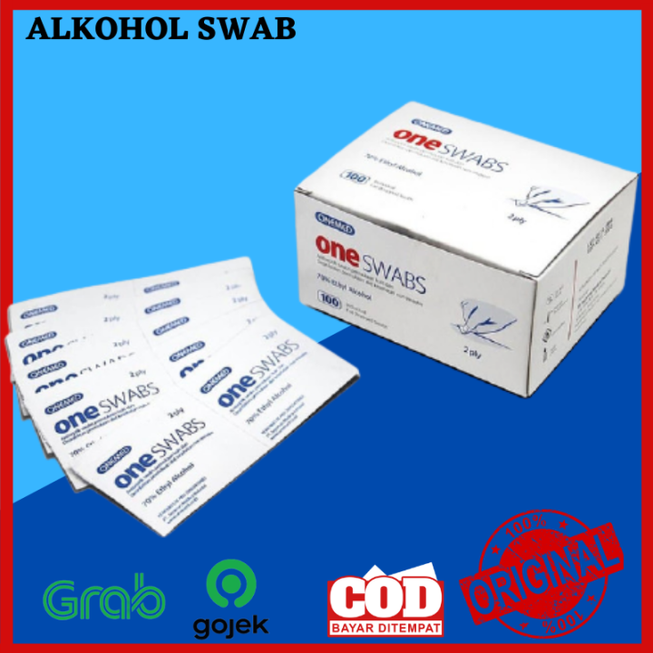 Tissue Alkohol Alcohol Onemed Swab Kapas Alkohol One Swabs Oneswabs