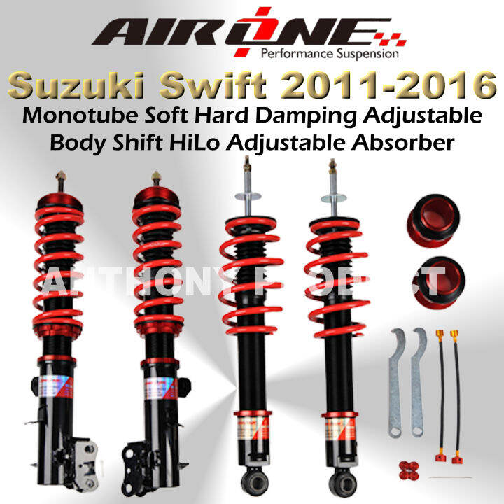 Suzuki Swift Monotube Soft Hard Bodyshift Height Adjustable Absorber