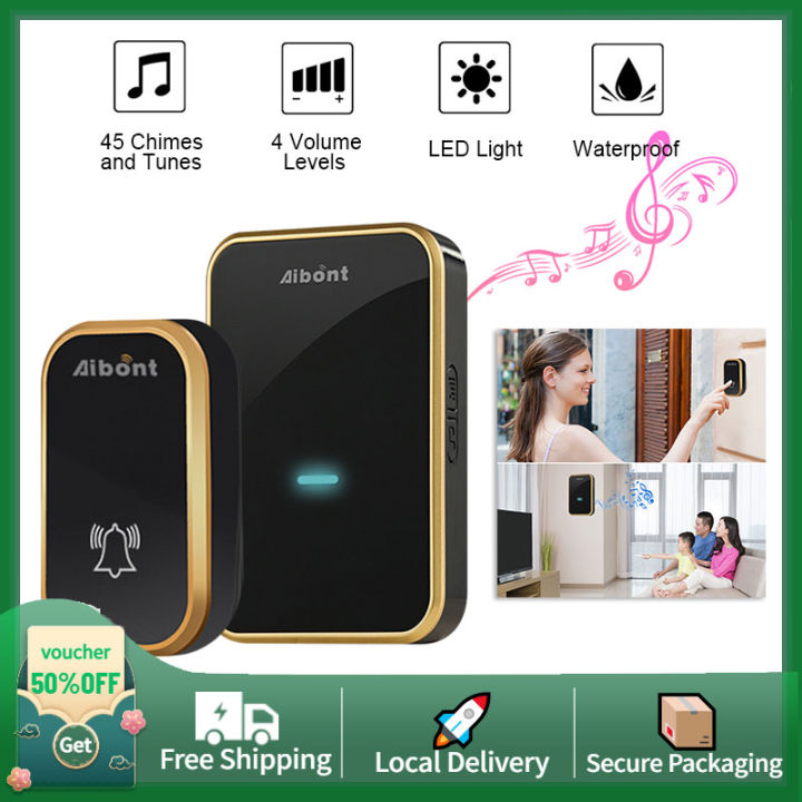 Home Wireless Doorbell Waterproof M Smart Door Bell Remote Control