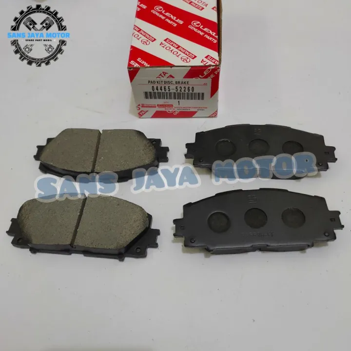 Brake Pad Kampas Rem Depan Toyota Yaris Type E Original Set Lazada