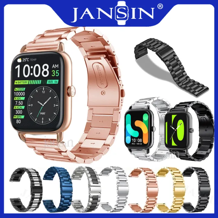 JANSIN Haylou RS4 LS12 Smart Watch Strap Stainless Steel Bracelet Smart