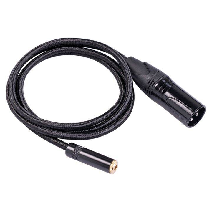 Xlr Pin Male Plug To Mm Trs Inch Female Stereo Audio Adapter