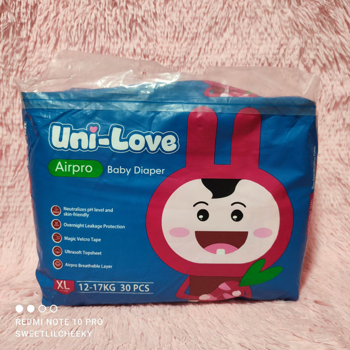 Uni Love Airpro Baby Diaper XL 30 Pcs Lazada PH