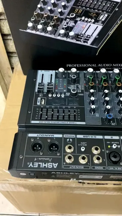 Mixer Audio Ashley Premium 4 Original Mixing 4 Channel Ashley Premium4