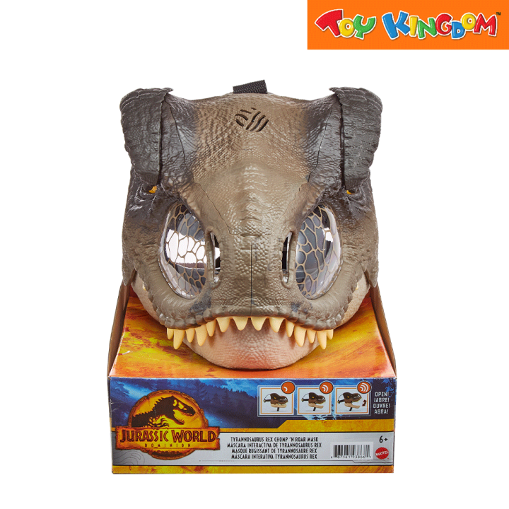 Jurassic World Dominion Dinosaur Mask Tyrannosaurus Rex Chomp N Roar