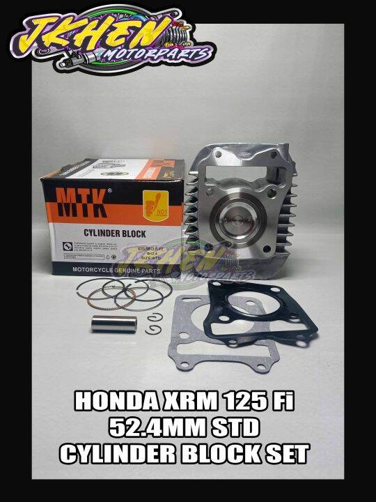 HONDA XRM 125 Fi 52 4MM STANDARD CYLINDER BLOCK SET Lazada PH