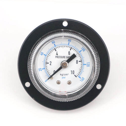 Measurement Range 0 140 Psi Air Compressor Pressure Gauge Axial Mount