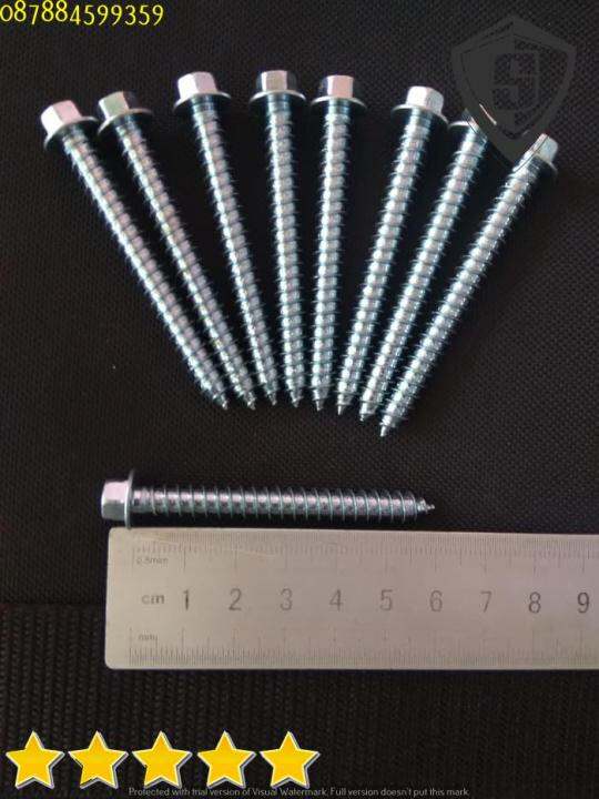 10 Paket 1 4x2 1 2 14x2 1 2 Lag Screw Desk Screw Deskrup