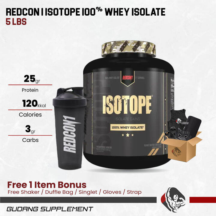 Redcon Redcon Isotope Whey Isolate Protein Lbs Bpom Lazada