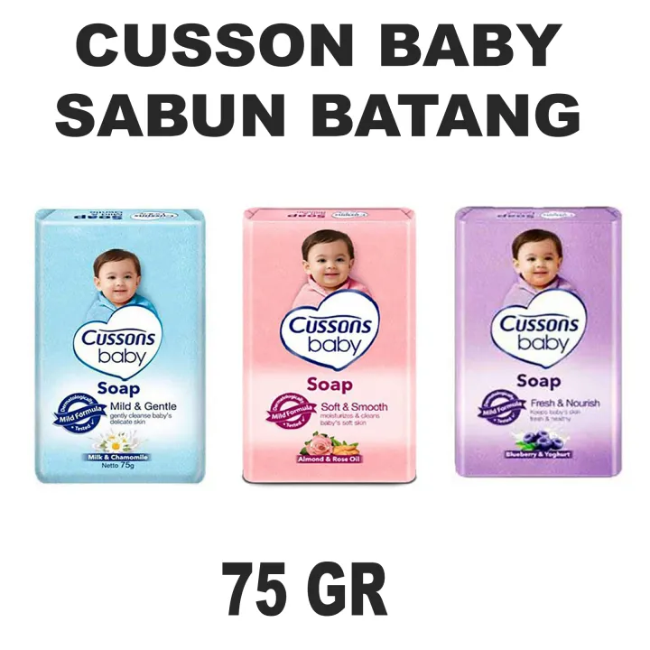 Cussons Bar Soap Sabun Mandi Bayi Cussons Baby Soap Sabun Batang 75g