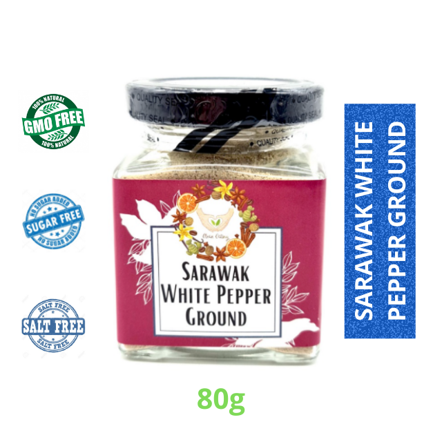 Clean Eating Sarawak White Pepper Ground G Kisar Lada Putih