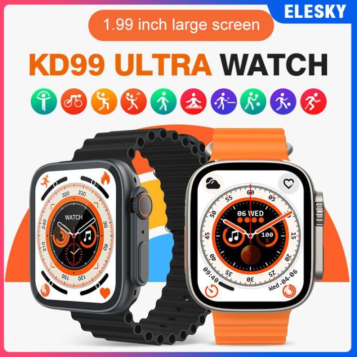 Original IWO KD99 Ultra Smart Watch 8 Ultra Series 8 Bluetooth Call