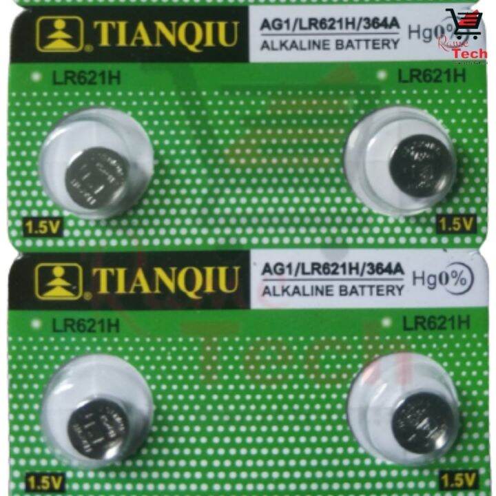 Baterai Kancing AG1 LR621H 364A Alkaline Battery Baterai Jam Lazada