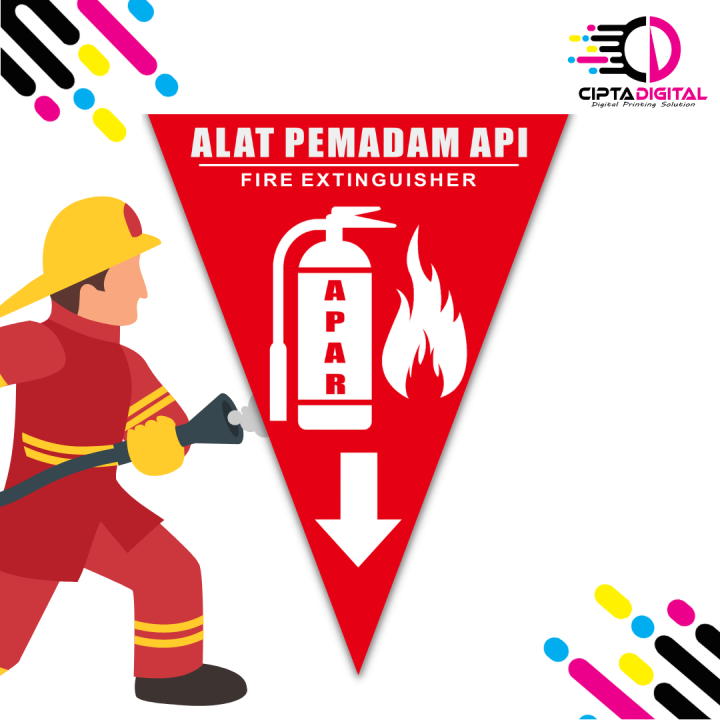 Stiker Apar Alat Pemadam Kebakaran Lazada Indonesia