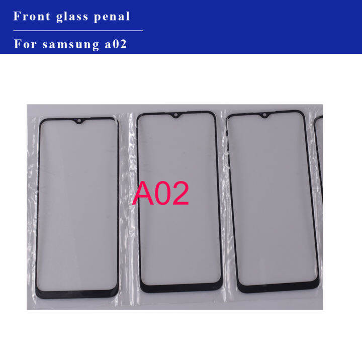 10Pcs Lot For Samsung Galaxy A02 Touch Screen Front Glass Panel LCD