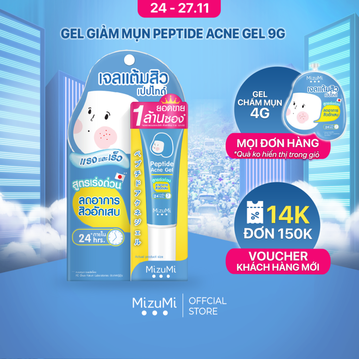 Mua T Ng Mizumi Gel Ch M M N Peptide Acne Gel G Lazada Vn