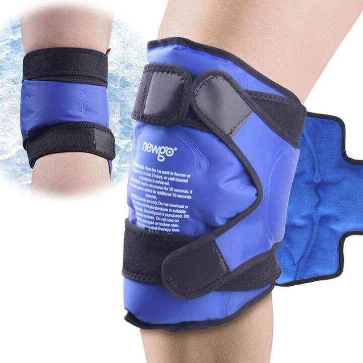 Newgo Ice Pack For Injuries Reusable Knee Wrap Hot Cold Compress