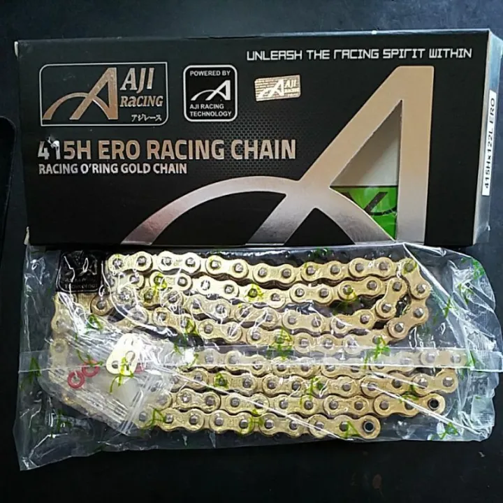 Aji Racing H Ero Oring Gold Plated Racing Chain Lazada